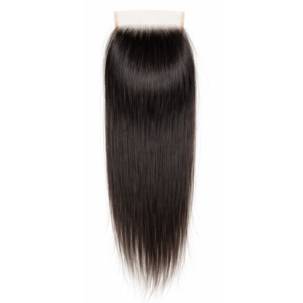 RAW INDIAN STRAIGHT CLOSURE